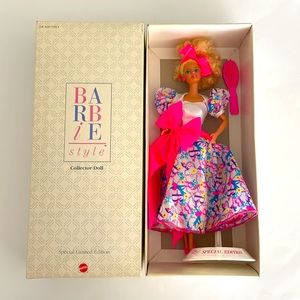 1990 Mattel Special Limited Edition Barbie Style Collector Doll